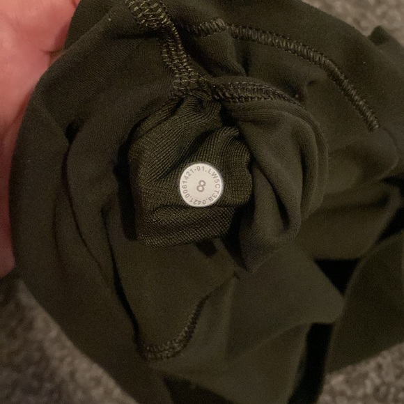 Lululemon high rise align leggings dark olive - Picture 3 of 4